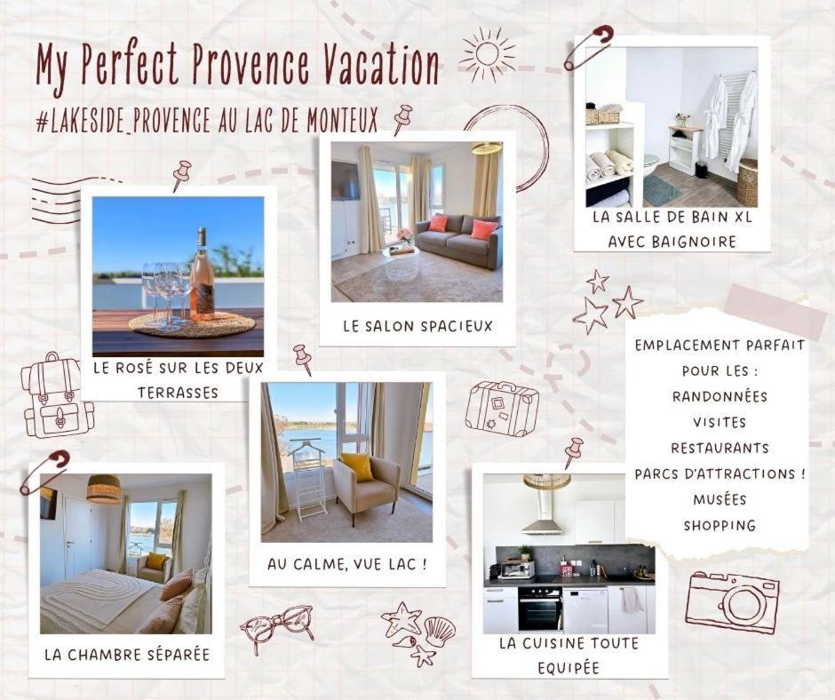 Lakeside Provence - Appartement 4 Etoiles Face Au Lac De 蒙特 外观 照片